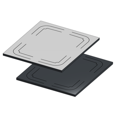 Sunbeam Supra Rubber Mat Aluminium Lamination 6 mm