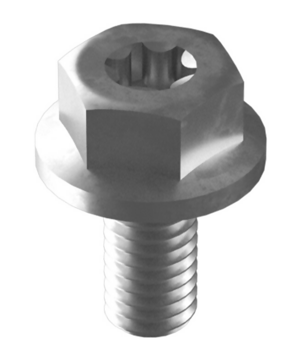 Flatfix Montage schroef M6x12mm