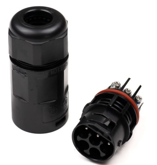 APS Male connector - 3 Fase (QT2 5W) (4mm)