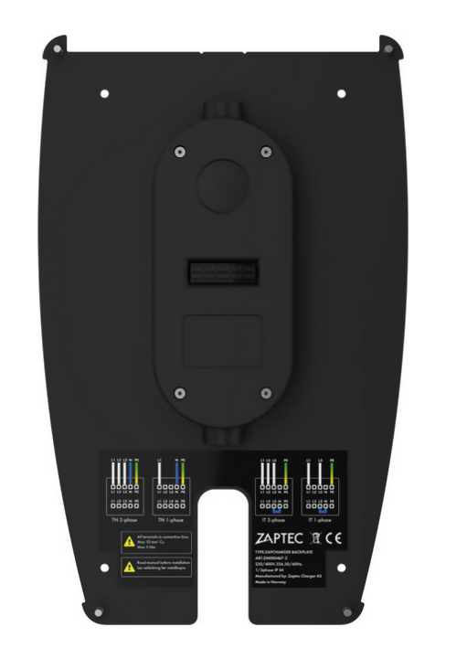 ZAP-ZM000438 Zaptec Accessoire ZM000438 Zaptec Pro Backplate ZM000438