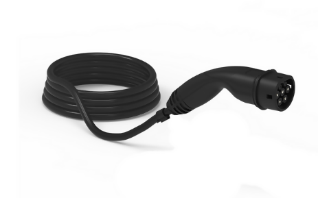 FME-BE39999-1000-19 Bals accessoire 32A, 3-Fase, T2, 10M, zwart, kabel voor Alfen laders laadunits BE39999-1000-19