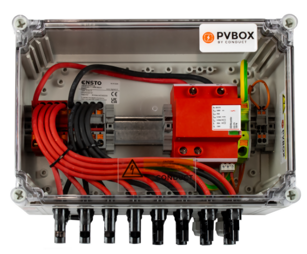 PVbox.1 MPPT 4 in/4 uit obv MC4. Incl DC Type 1+2 SPD