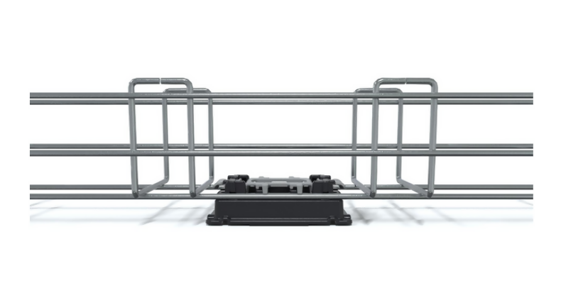 PVX16032021 PVX Minimount 6,3mm, PA6GF30, incl. 1 draadgootclip, EPDM, schuin dak- en muurmontage PVX16032021
