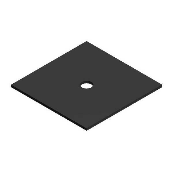 Rubber plaatje 40x40x1mm - 779220
