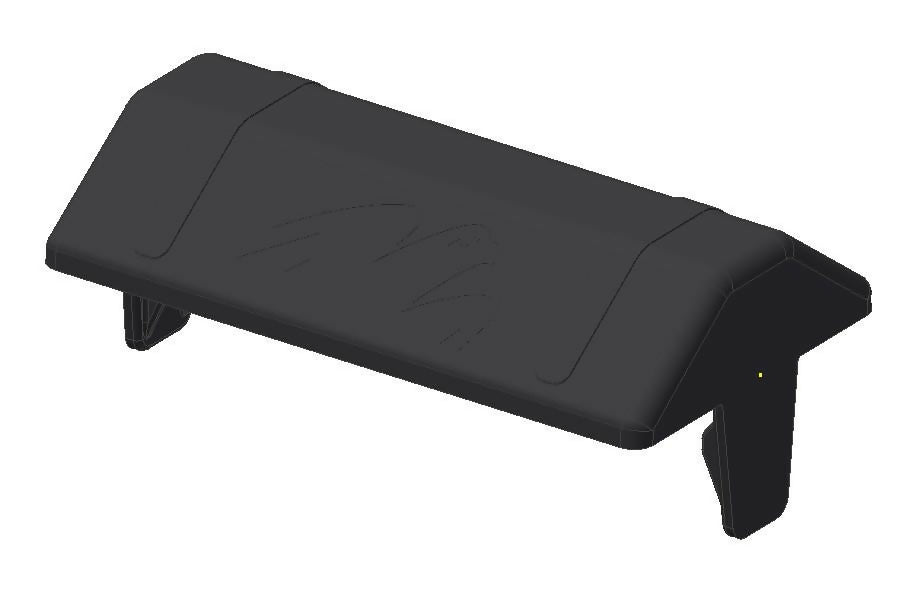 Plastic cover cap end panel clamp black - 739007