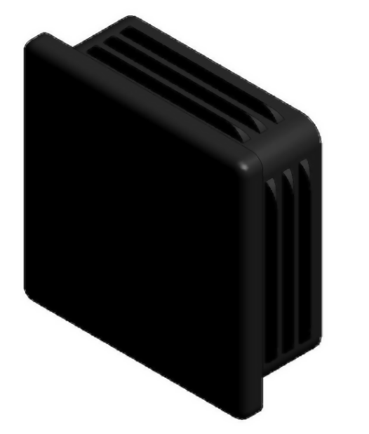VDV729260 Van der Valk 729260 Kunststof dop tbv C-profiel 60x60x2 mm 729260