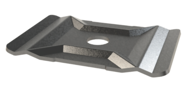 2/0373 Centrale ophangbeugel RVS304 (vanaf 100mm breed)