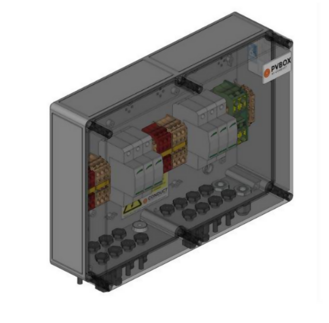 CON-SB-2T-04 Conduct PVBox SB.2.NF.T1.NSX.4IN.M DC SPD1, 2 MPPT 4 IN 4 OUT SB.2.4IN.M