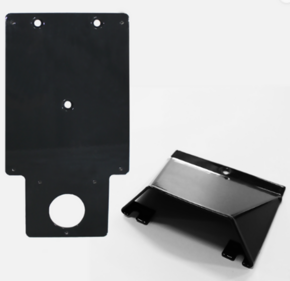 EV-Go-Plate-ZAP-GO-2 EV-Go Accessoire, Zaptec Go, montageplaat, mat zwart EV-Go-Plate-ZAP-GO-2