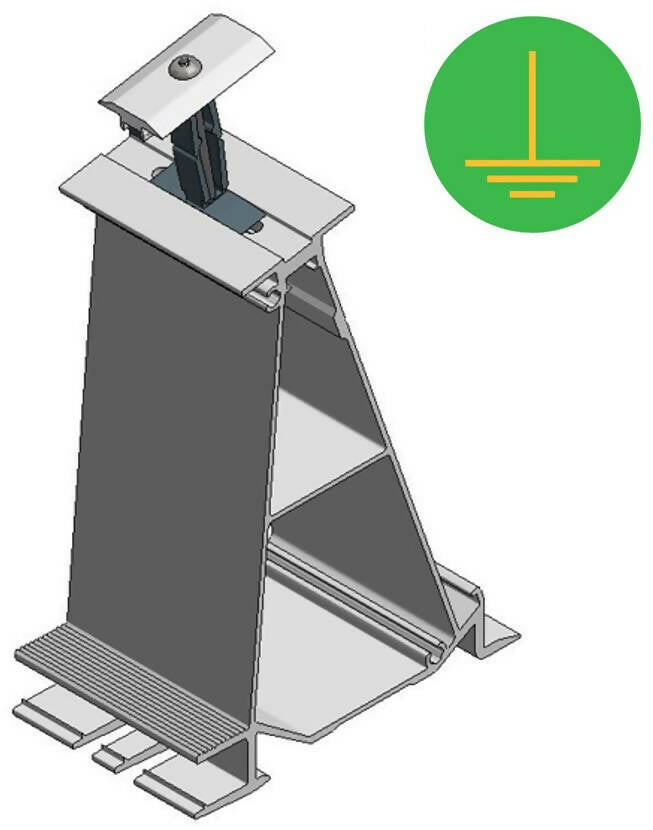 Aluminium-Hinterfuß ValkPro+ L10 Mitte – 724650