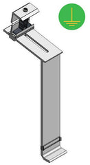 Alu panel support rear foot (stand) ValkPro+ L10 - 724730