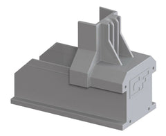 ClickFit EVO Mounting Rail End Cap gray 1008060