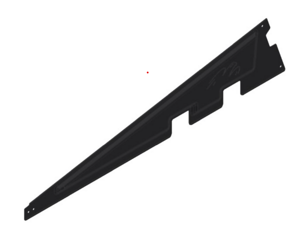 Verz zijplaat ValkPro+ L10° universeel ZWART