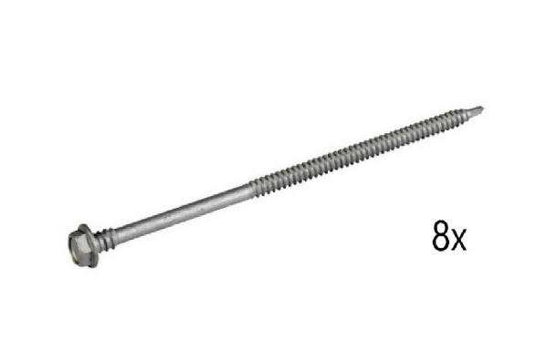 SolarFix - Dakschroeven 4,8x140mm - 8x