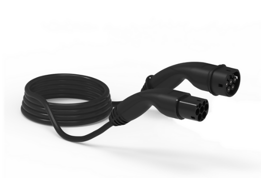 FME-BE639999-3080 Bals accessoire BE639999-3080, 32A, 3-Fase, T2-T2, 8M, zwart, losse laadkabel BE639999-3080