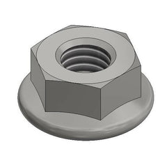 Stainless steel collar knurled nut M8 - 774006