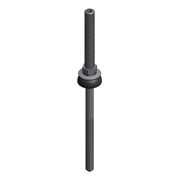 Stainless steel hanger bolt M10x201 - 747932
