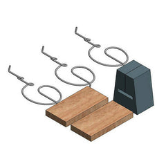 Flashing mounting kit for slate roof hook - 747878