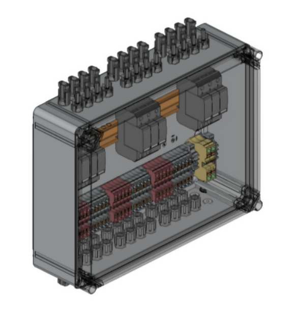CON-SB-3T-12-MT Conduct PVBox SB.3.NF.T1.NSX.12IN.MT DC SPD1, 3 MPPT 12 IN 12 OUT, MT SB.3.12IN.MT