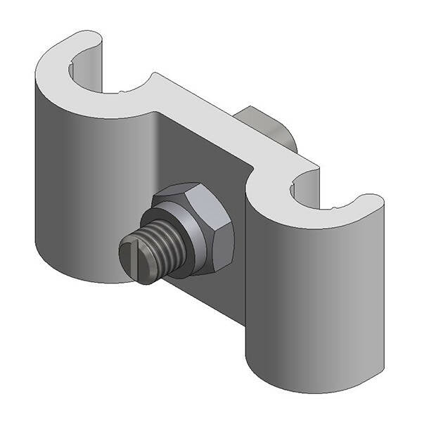 Alu hanger bolt clamp + hammer head bolt + lock nut - 721100
