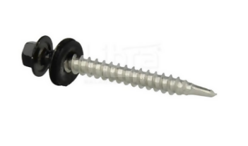 GSE-ART106051 GSE ART106051 Zelf tappende schroef + EPDM sluitring 6.5MMx60MM ZWART ART106051