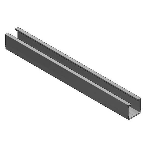 Alu. trapezium profile L=2240 mm - 72692240