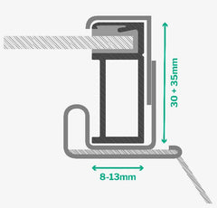 BirdBlocker Boxclips-50s 11x35x8-13 (50 pieces) - 756009