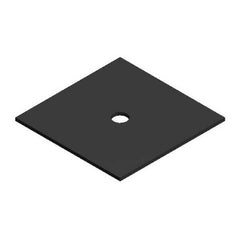 Rubber plate 40x40x1mm - 779220