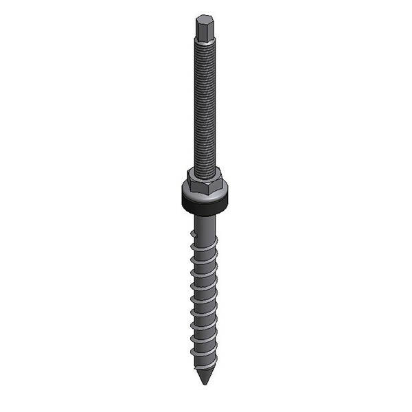 Stainless steel hanger bolt M12x250mm - 747920