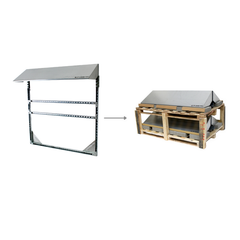 Conduct PVshelter High Energy Wall Inverter Frame, Non-Assembled 165×158×47 cm
