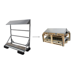 Conduct PVshelter High Energy Wall-Floor Inverter Frame Non-Assembled
