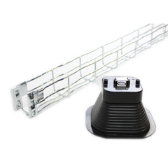 Conduct RoofSupport Complete Cable Tray Set 65 x 60mm 12m