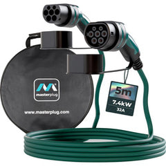 Masterplug EV Charging Cable Mode 3 7.4kW 230V 5M Type 2 + Carry Bag
