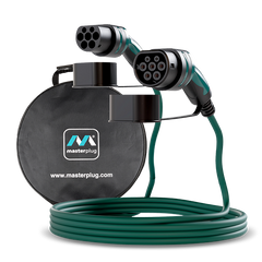 Masterplug EVC223210SL/CASE EV Charging Cable Mode 3 7.4kW 230V 10M Type 2 + Carry Bag