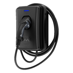 Masterplug EVCM3ST7B/EU Smart EV Charger IP65 Mode 3 7.4kW 230V Tethered 5M + WiFi/ETH Black