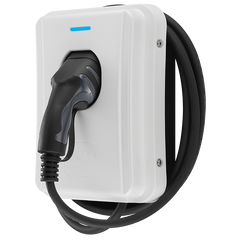 Masterplug EVCM3ST7W/EU Smart EV Charger IP65 Mode 3 7.4kW 230V Tethered 5M + WiFi/ETH White