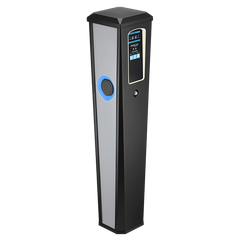 Sync Energy EVPCFSM211NBGR Pro EV Charger Floor Dual Socket 2×11kW or 1×22kW Three-Phase MID 4G