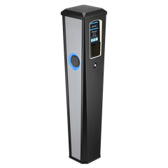 Sync Energy EVPCFSM222NBGRP Pro EV Charger Floor Dual Socket 2×22kW Three-Phase MID 4G with Payment Terminal