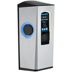 Sync Energy EVPCWSM27BGRP Pro EV Charger Wall-Mounted Dual Socket 2x7.4kW Single-Phase Mid 4G & Payment Terminal