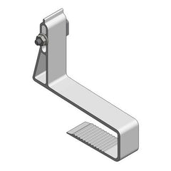 Van Der Valk Alu Slimeline roof hook 40-50mm - twist + hammer head bolt + collar knurled nut - 729531