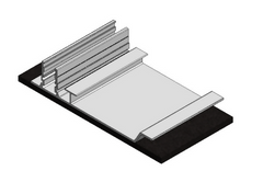 Alu paneelondersteuning achtervoet ValkPro+ (staander)