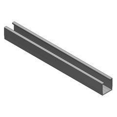 Van der Valk VDV701804150 Aluminium Trapezoidal Rail 4150mm