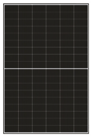 DMEGC 455W Glas Glas Zwart Frame Witte Backsheet (2.0mm)