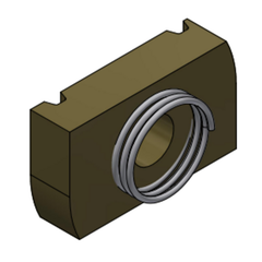 Van der Valk VDV760630 Channel Nut with Spring for PVShelter