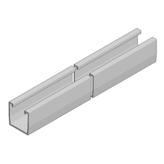 Van der Valk VDV7272400 Aluminium Trapezoidal Rail 2400mm