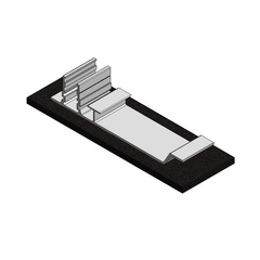 Van der Valk ValkPro+ Aluminium Panel Support Rear Mounting Element L10° Base