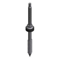 Van der Valk VDV747915 Stainless Steel Hanger Bolt M10 x 200mm