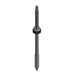 Van der Valk Stainless Steel Hanger Bolt M10×250mm for Timber Purlins
