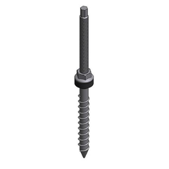 Van der Valk Stainless Steel Hanger Bolt M12 x 250mm