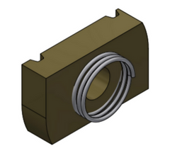 VDV760630 Van der Valk ValkCableCare 760630 Channel nut with spring for PVShelter 760630